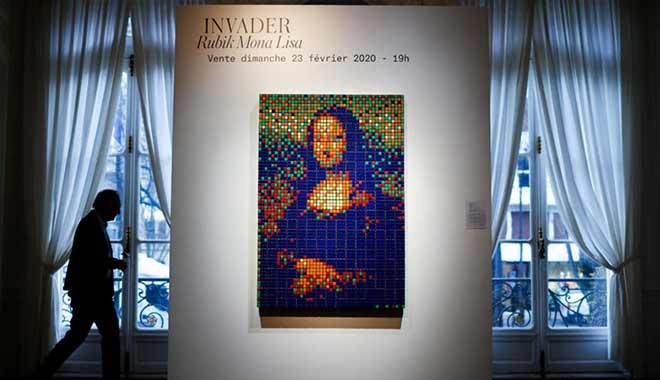 Rubik Mona Lisa 480 bin Euro ya satıldı!